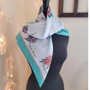 Vintage Botanical Floral Scarf Herbarium Print 30